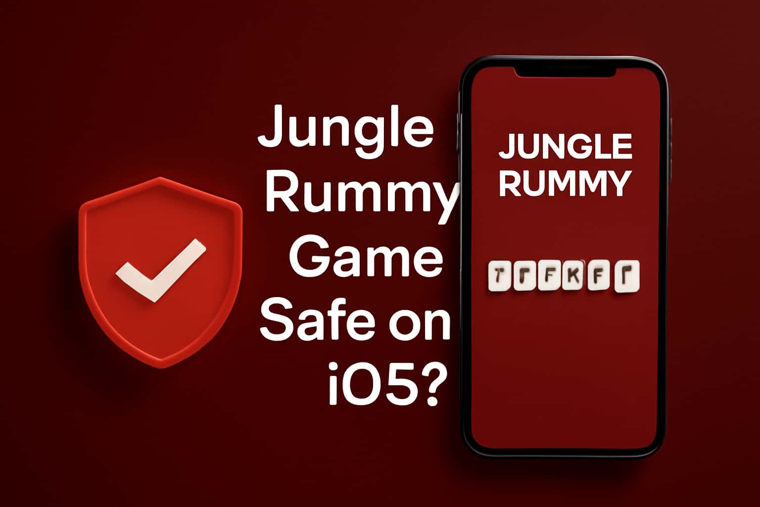 An informative scene discussing the safety of the Jungle Rummy Game on iOS.