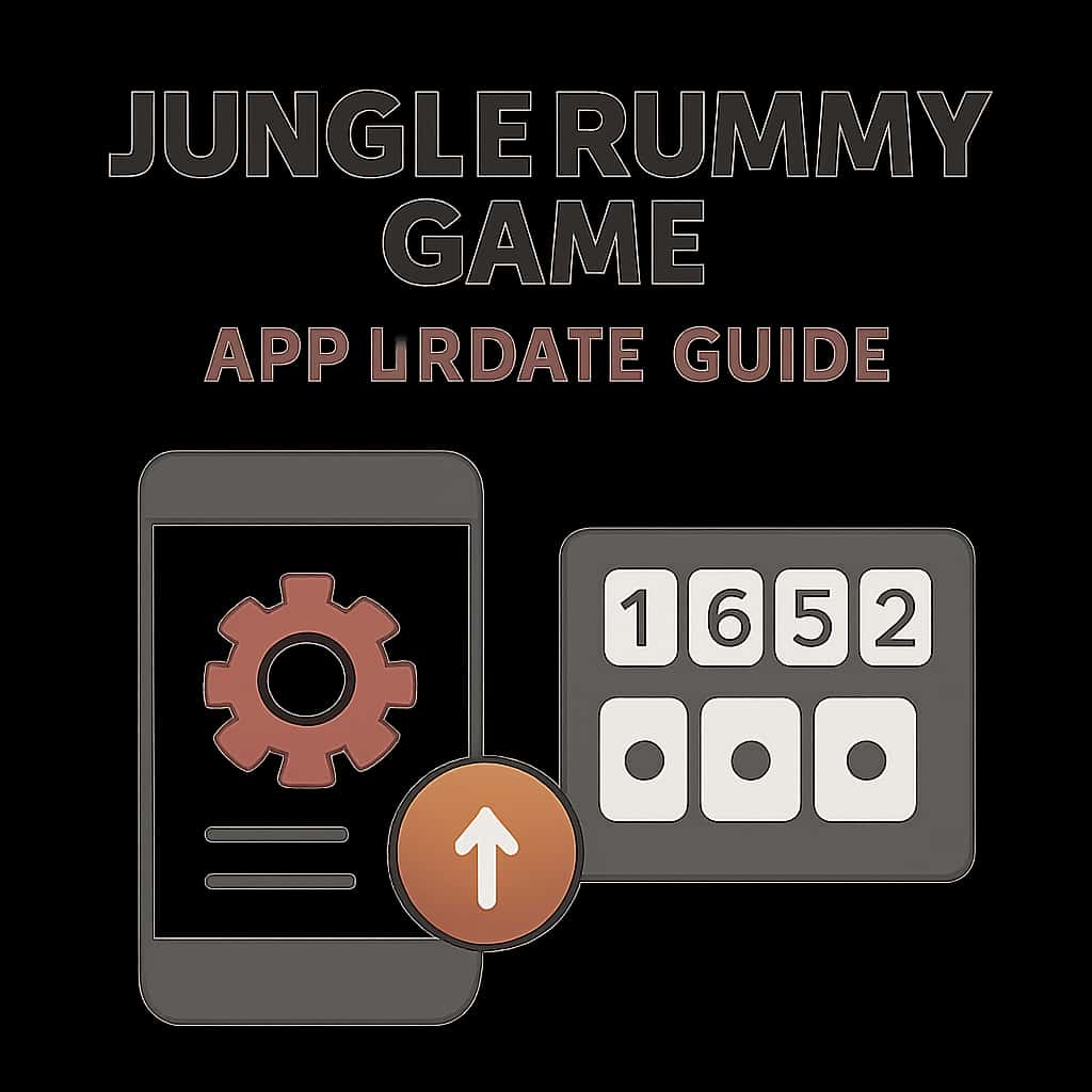 Illustration explaining the update process for the Jungle Rummy Game.