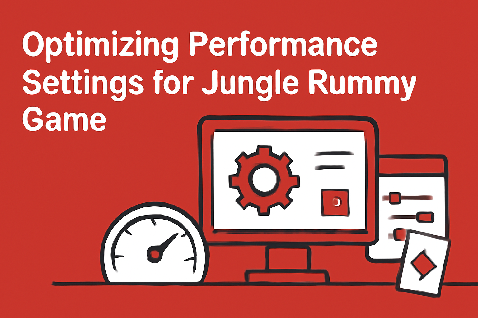 Informational graphic illustrating the requirements for the Jungle Rummy Game on iOS and Android.