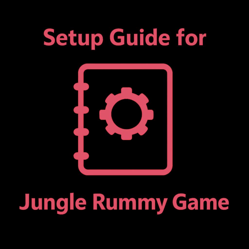 Icon representing Jungle Rummy Game setup guide