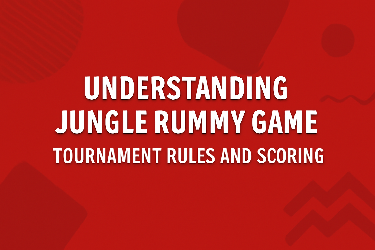 Visual representation of safety guidelines for the Jungle Rummy Game.