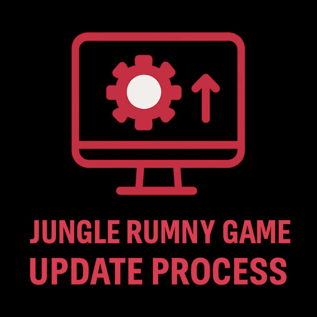 An icon representing the update process for the Jungle Rummy Game.