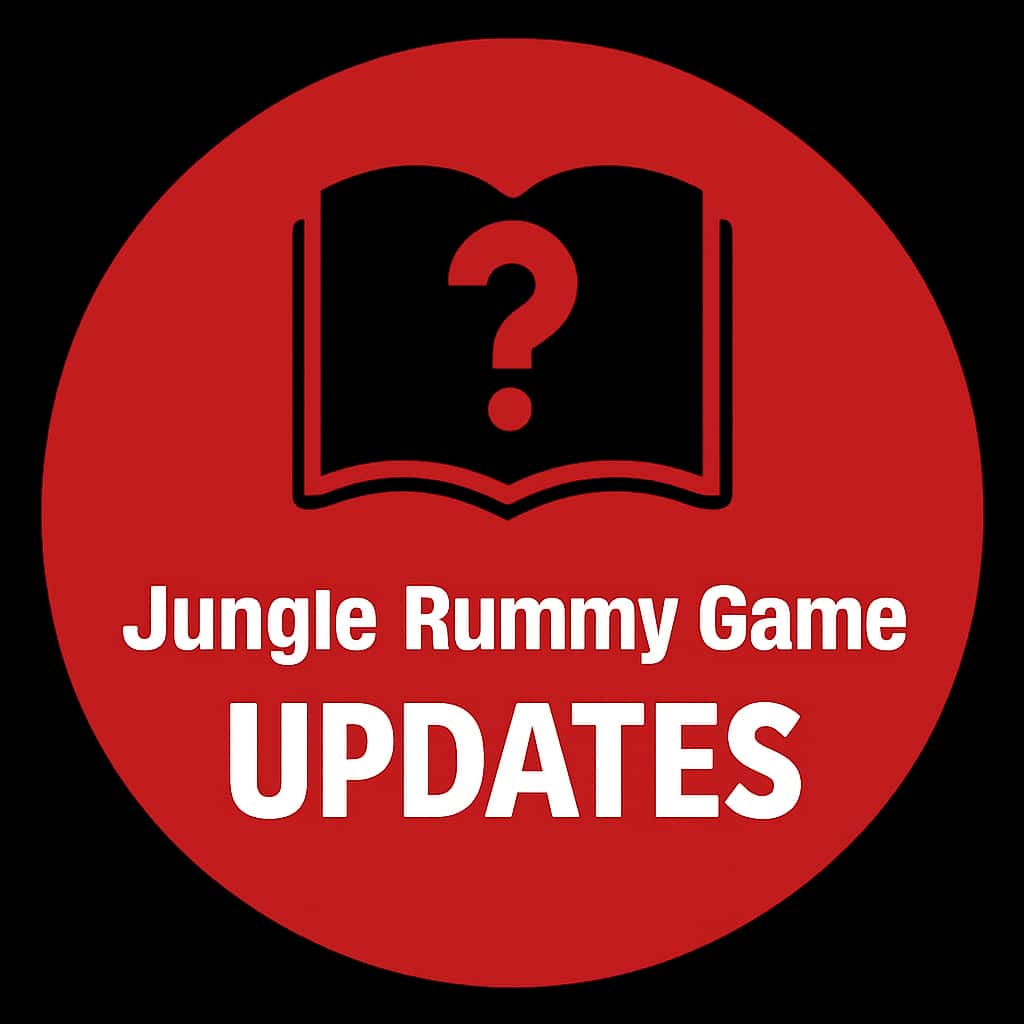 A badge for Jungle Rummy Game Updates