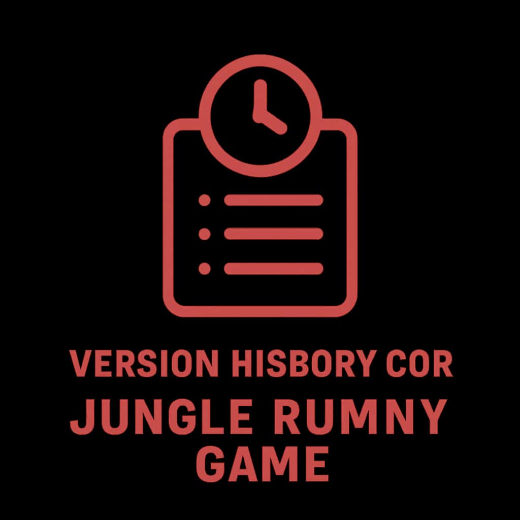 Icon representing the version history guide for Jungle Rummy Game.