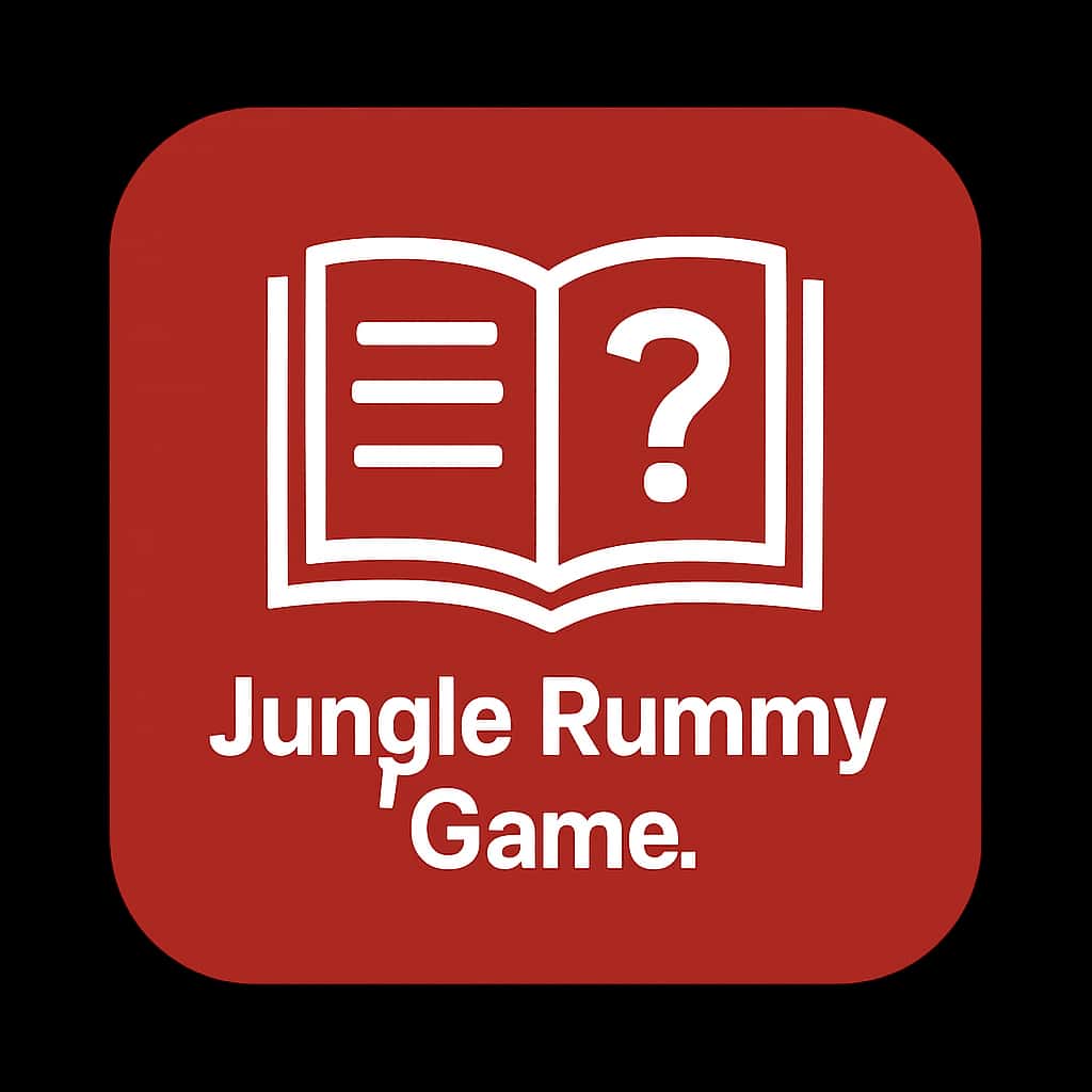 A badge representing Jungle Rummy Game Guides, focusing on clarity and neutrality.